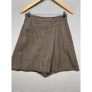 Maggie Lawrence Plaid Skort Shorts Skirt Womens 10 Vintage 90S Y2K Preppy Rachel